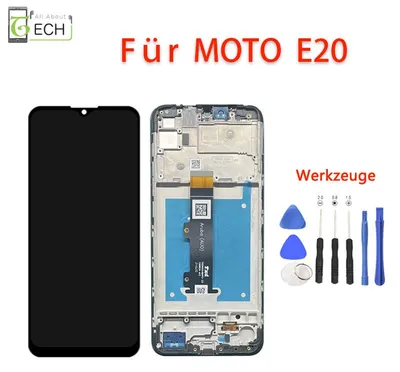 Produktbild von Für Motorola Moto E20 XT2155 LCD Display mit Rahmen Touch Screen Bildschirm E...