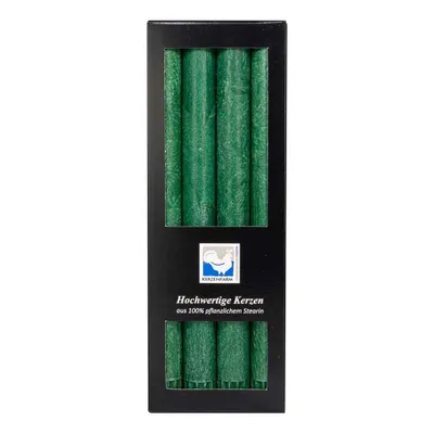 Image de Set de bougies en stéarine - vert