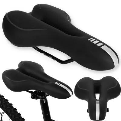 Obrázok produktu pre Cyklisticke sedlo gelove penove makke univerzalne damske pansky komfortne trekking MTB