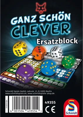 Produktbild von Schmidt Spiele Celkom šikovné! Hra s kockami s jedným blokom