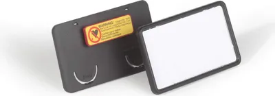 Obrázek produktu pro DURABLE Jmenovka CLIP CARD 40x75 mm s magnetem, ?erná, 812901, 25 ks