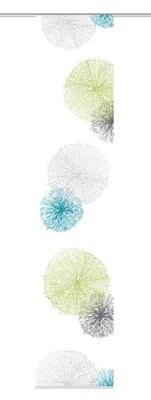 Produktbild von Home Fashion 87999-768 Schiebevorhang Digitaldruck Rawlins, Dekostoff Seidenoptik, 245 x 60 cm, grün