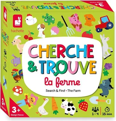 Image de Jeu Janod - Chercher et trouver la ferme - Jouets éducatifs