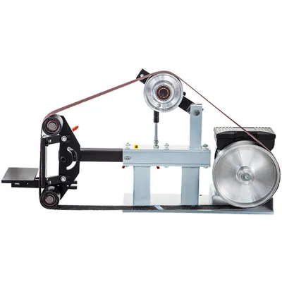 Zdjęcie produktu dla Szlifierka taśmowa VEVOR 2 HP ze stałą prędkością - 2 x 82-calowa szlifierka taśmowa i tarczowa z 3 tarczami szlifierskimi, szlifierka stołowa 110 V