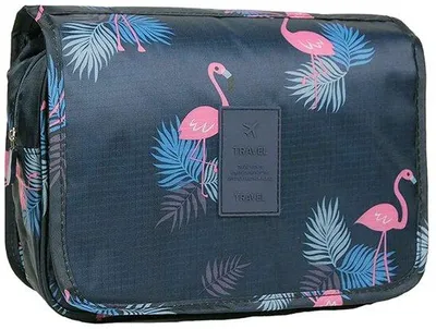 Produktbild von Reise Toilettas Cosmetische Tasche für Frauen und Mädchen Marineblau
