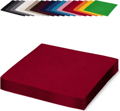 Produktbild von 10er PACK Seiftücher 30x30 cm Waschlappen Seifhandtücher 100% Baumwolle, Farbe: Bordeaux