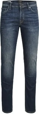 Image de Jack & Jones JJGLENN JJFELIX, modèle AM 743 NOOS, jean/blanc, taille 33/36