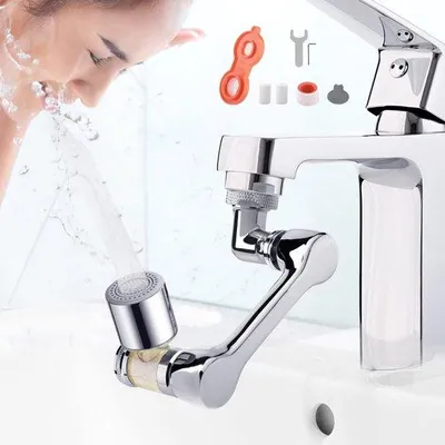 Produktbild von Famanu Wasserhahn 1080° drehbar mit Filter - 2 Modi