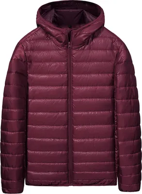 Produktbild von Herren Casual Steppjacke Winterjacke Dicke Warme Wattierte Jacke Autumn Winter Übergangsjacke Reißverschluss Outdoorjacke, wein rot, 2XL