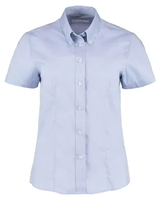 Image de Kustom Kit - Chemise « Corporate » à manches courtes pour femmes LT5581 (3XL) (bleu clair)