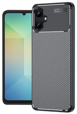 Obrázok produktu pre Techsuit CarbonFiber kryt na Samsung Galaxy A06 – čierny