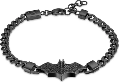 Immagine prodotto di Bracciale Batarang della polizia Uomo Argento Taglia unica