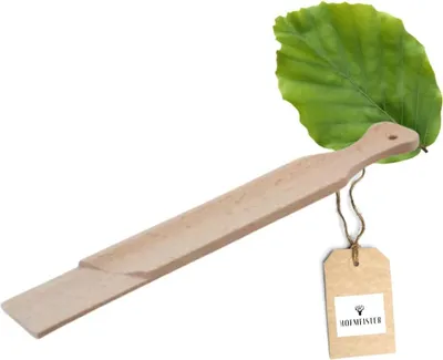 Produktbild von Hofmeister Wurstschneidebrett 36 cm Buchenholz Schneidebrett Servierbrett