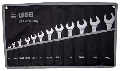 Produktbild von Doppelmaulschlüssel-Satz, DIN 3110 12-TLG