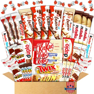 Produktbild von Schokoladen Big Box XXL | Kinderschokolade | Schokoriegel | Nervennahrung | Schokolade | Geschenkbox | ausgefallenes Geschenk | Ausgewählter Mix |