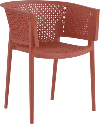 Image de Fauteuil de terrasse en POLYPROPYLENE Brique pour Exterieur