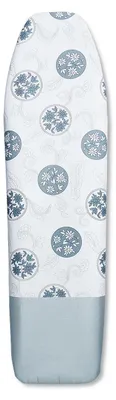 Produktbild von BETTY BOSSI Bügelbrettbezug mit Bügelpause Bügeln Omelette Baumwolle Grau NEU