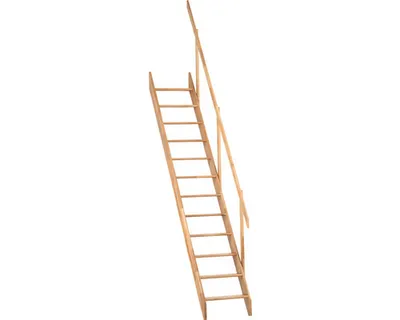 Produktbild von Pertura Wangentreppe Calypso Buche Leimholz Lackiert Ohne Setzstufen Seitenwange buche gerade 57,2 cm 12 Stufen / 13 Ste