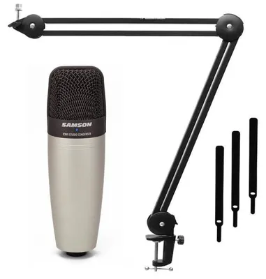 Produktbild von Samson Kondensator-Mikrofon C-01 mit Gelenkarm