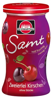 Zdjęcie produktu dla Schwartau aksamitna wiśnia kremowa delikatna pasta owocowa 270g