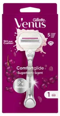 Produktbild von Gillette - Venus ComfortGlide Sugarberry - Dámský holicí strojek + 1 hlavice 1.0ks