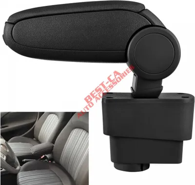 Immagine prodotto di Bracciolo centrale Bracciolo CLAPPABLE Tessile Nero Per Fiat Punto, Punto Evo, Grande Punto, Linea