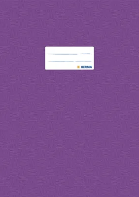 Produktbild von HERMA Heftschoner, DIN A4 gedeckt Violett 25 Stück