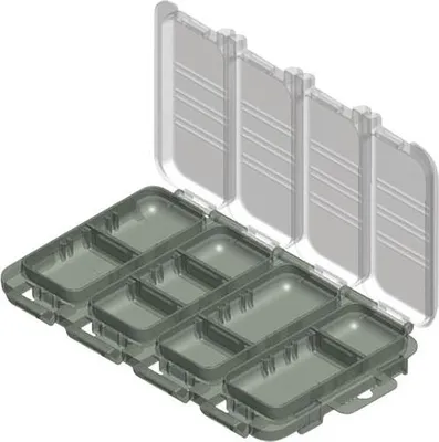 Produktbild von Meiho 4 Kiste Für Kleinteile Durchsichtig 17.5 x 10.5 x 1.8 cm Durchsichtig 17.5 x 10.5 x 1.8 cm