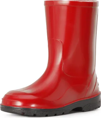 Produktbild von Ladeheid Kinder Mädchen Jungen Gummistiefel Regenstiefel LA-939 (Rot-2, 35 EU)