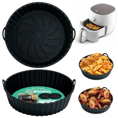 Obrázok produktu pre Silikónové formy na fritézu, 2 kusy. Silikónové podložky do fritézy