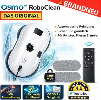 Produktbild von Osmo™ RoboClean Fensterputzroboter Fensterroboter Fensterreinigungsroboter