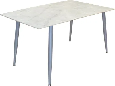 Produktbild von 4-Fuß-Esstisch mit großer Steinplatte 140x80 cm