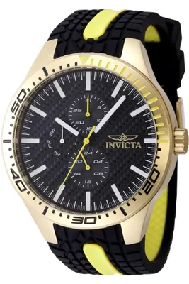 Immagine prodotto di Invicta Racing 48873 Orologio da uomo - Movimento al quarzo - Acciaio inossidabile con quadrante nero - 46 mm