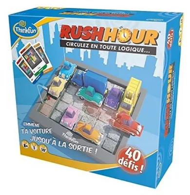 Image de Jeu rush hour 40 defis - casse-tete / logique - asmodee - tfrh02