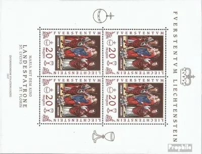 Produktbild von Briefmarken Liechtenstein 1997 Mi 1151Klb Kleinbogen (kompl.Ausg.) gestempelt Landespatrone