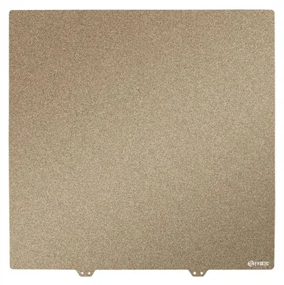 3D-Druckplattform, doppelseitig pulverbeschichtet, 377x370 mm, Gold