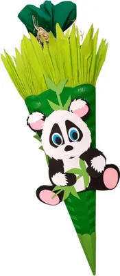 Produktbild von Schultüte Bastelset Panda vorgestanzt von Prell