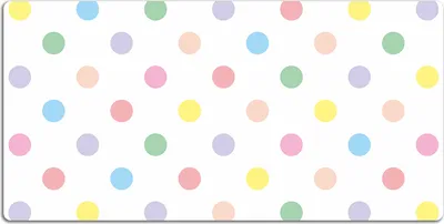 Produktbild von Schreibtischmatte Tischunterlage 120x60 cm Mauspad - Bunte Punkte