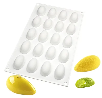 Imagen del producto de Omgoods - 20 moldes 3D para galletas - Moldes de silicona reutilizables para pasteles, ideales para postres
