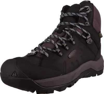 Produktbild von Keen Damen Winterstiefel Stiefel Wanderschuhe Winterschuhe Revel IV Mid Polar 1023631 Grau Black/Harbor Grey Leder und Textil mit KEEN-Polar & EVA grau S24-0041799