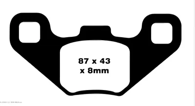 Immagine prodotto di Pastiglie freno EBC Goldstuff FA490R