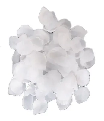 Produktbild von Rosenblätter weiss 144er-Pack, Blumenblätter weisse Rosenblüten Tischdeko Hochzeitsdeko