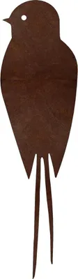 Produktbild von CORGARDEN Gartendekoration Schwalbe 1, 20 x 5 cm, Cortenstahl CORGARDEN 1044