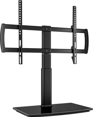Obrázok produktu pre Univerzálny TV stojan 32-70 palcov otočný výškovo nastaviteľný sklenený podstavec do 40 kg TV
