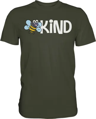 Produktbild von Bienen Imker Be Kind T-Shirt – Urban Khaki / S