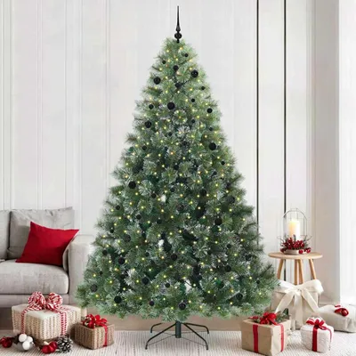Immagine prodotto di Mobili Albero di Natale artificiale con 300 LED verde 240 cm PE e PVC - Ghirlande di Natale 3397875