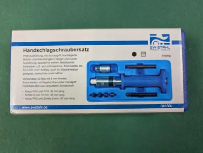 Zdjęcie produktu dla Zestaw ręcznych kluczy udarowych SW, 04130L