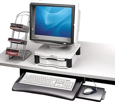 Obrázok produktu pre Výsuvná zásuvka na klávesnicu Fellowes pre ergonomickú prácu pod stolom