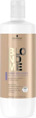 Produktbild von Schwarzkopf Professional BlondMe Cool Blondes Neutralizujúci šampón Neutralizujúci šampón pre blond vlasy 1000 ml