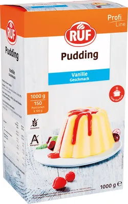 Produktbild von Ruf Vanille Geschmack Puddingpulver Großpackung köstlich süß 1000g